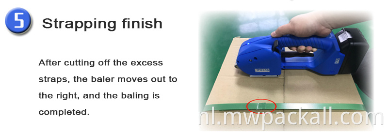 Handstrapping /batterij aangedreven plastic omsnoeringgereedschap Small Hand Packing Pet Strapping Tools